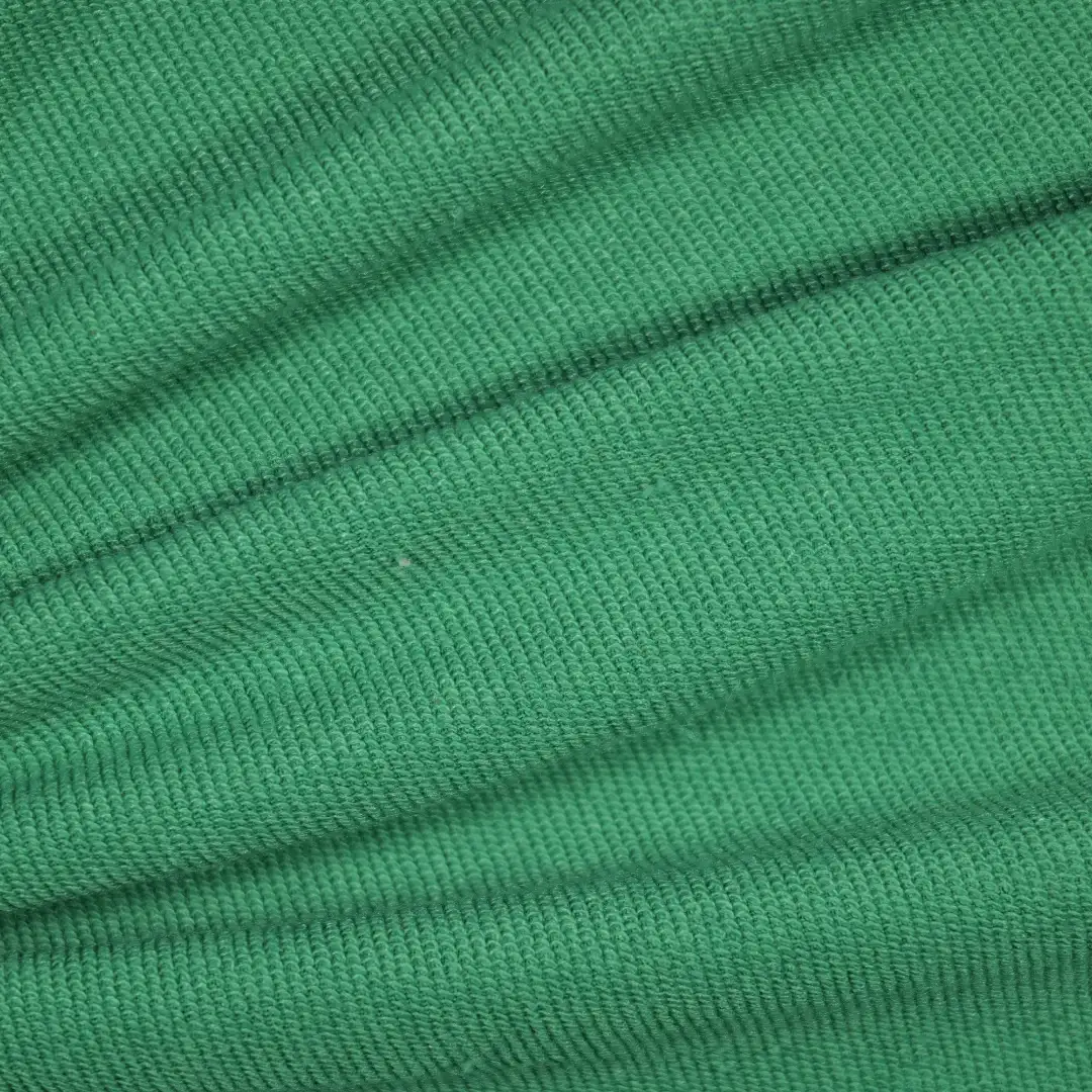 China Fabric for Hoodie,Tracksuits French Terry Knit Fabric Polyester green color buy from China wholesaler bulk order at wholesale price free worldwide shipping Alibaba