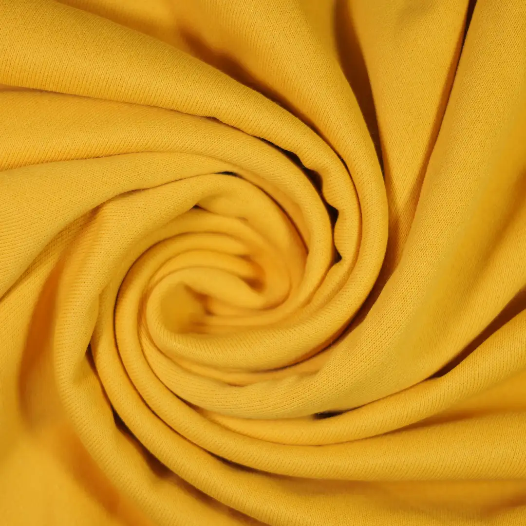 China Fabric for Hoodie,Tracksuits Ponte Roma Knit Fabric Polyester Cotton yellow color buy from China wholesaler bulk order at wholesale price free worldwide shipping Alibaba