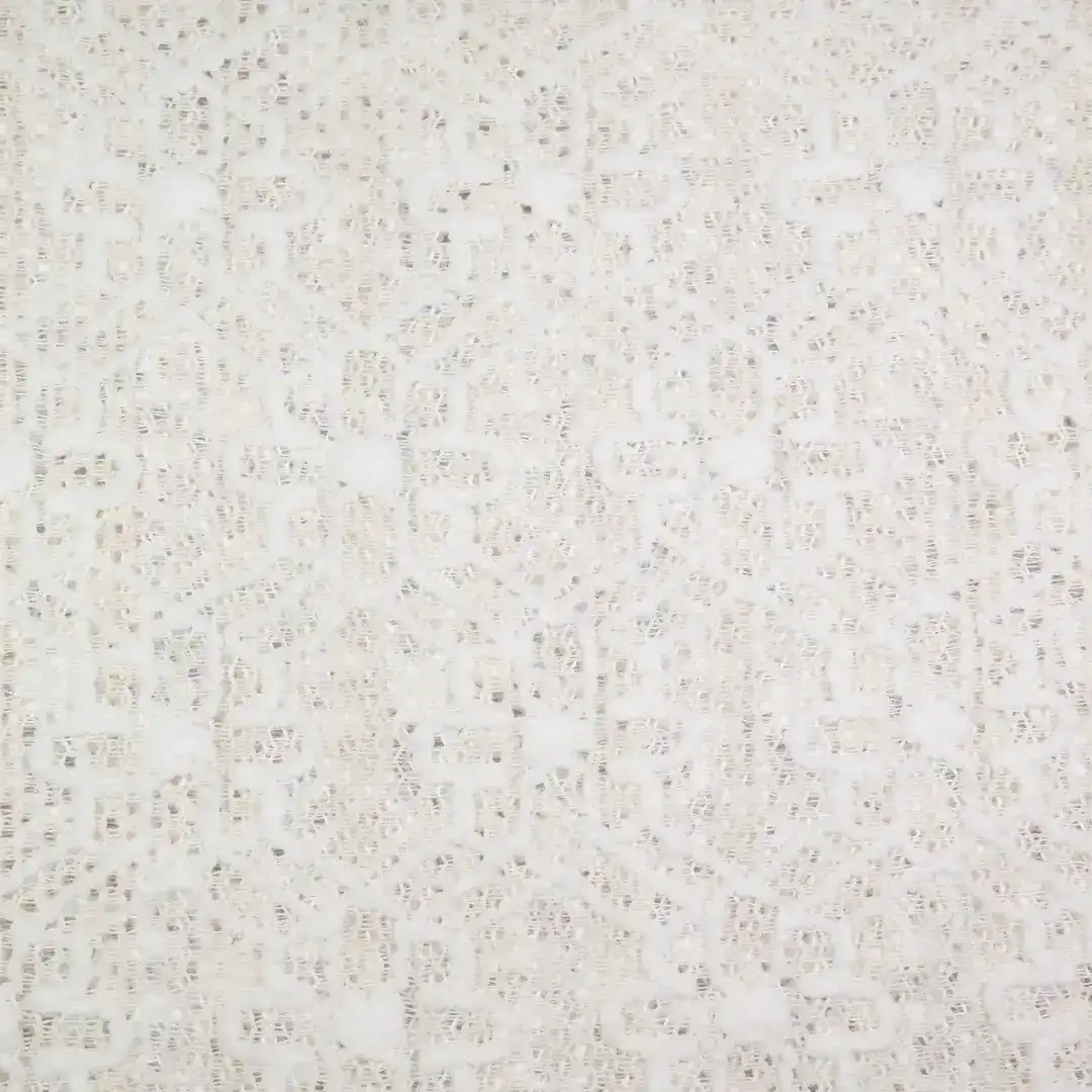 China Fabric for Shirt,Skirt,Bow Tie Short Sleeve Dress,Gathered Wrap Mini Dress Lace Knit Fabric Polyester Cotton white color buy from China wholesaler bulk order at wholesale price free worldwide shipping Alibaba