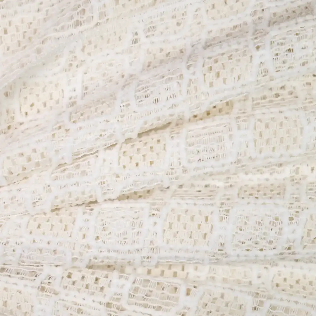 China Fabric for Shirt,Skirt,Sleeveless Sundress,Sleeveless Puffy Mini Dress Lace Knit Fabric Polyester Cotton white color buy from China wholesaler bulk order at wholesale price free worldwide shipping Alibaba