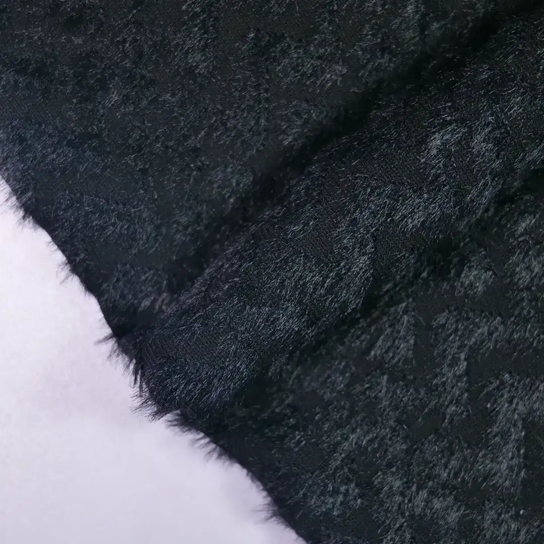 China Fabric for Skirt,Hoodie,Trench Coat Lace Knit Fabric Polyester Rayon Spandex black color buy from China wholesaler bulk order at wholesale price free worldwide shipping Alibaba