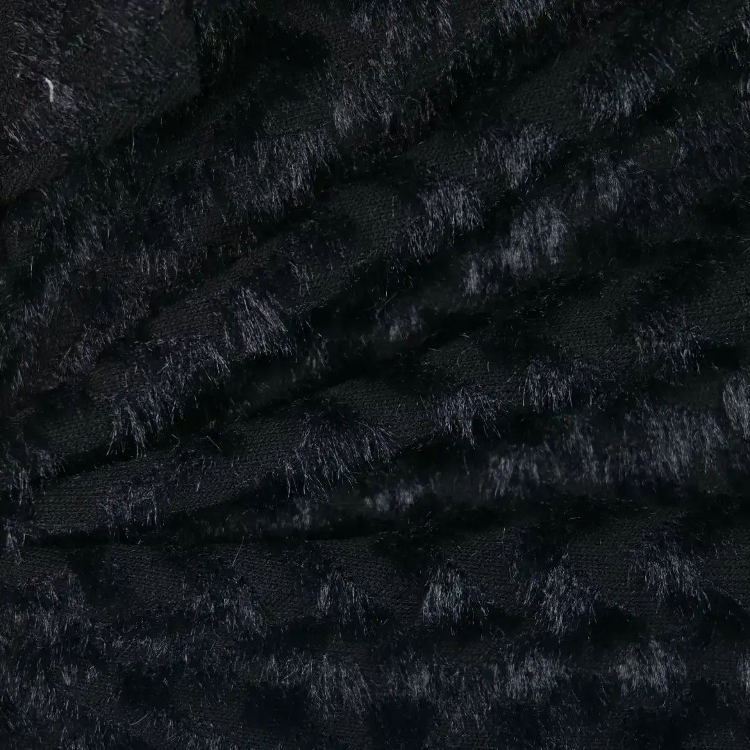 China Fabric for Skirt,Hoodie,Trench Coat Lace Knit Fabric Polyester Rayon Spandex black color buy from China wholesaler bulk order at wholesale price free worldwide shipping Alibaba