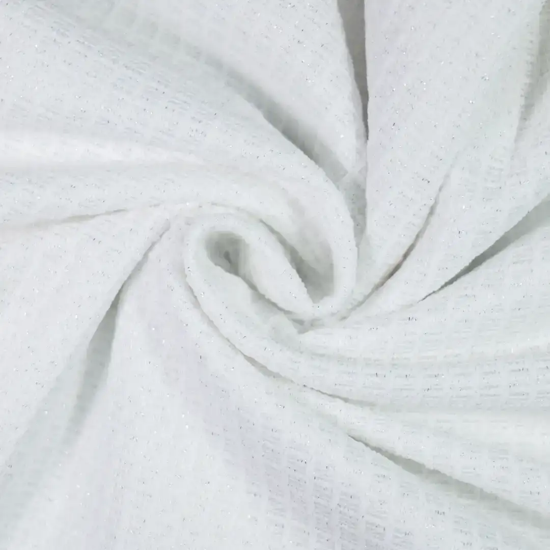 China Fabric for Skirt,Kids Lace Trim Dress,Lace-Up V-Neck Crop Top Lace Knit Fabric Polyester Spandex white color buy from China wholesaler bulk order at wholesale price free worldwide shipping Alibaba