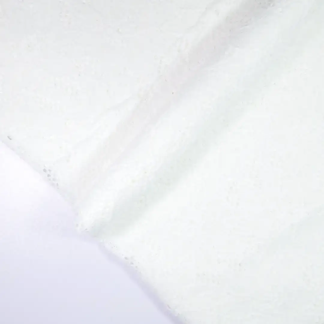 China Fabric for Skirt,Kids Drop Shoulder Sleeve Pleated Lace Coat,Kids Lace Trim Dress Lace Knit Fabric Polyester Spandex white color buy from China wholesaler bulk order at wholesale price free worldwide shipping Alibaba