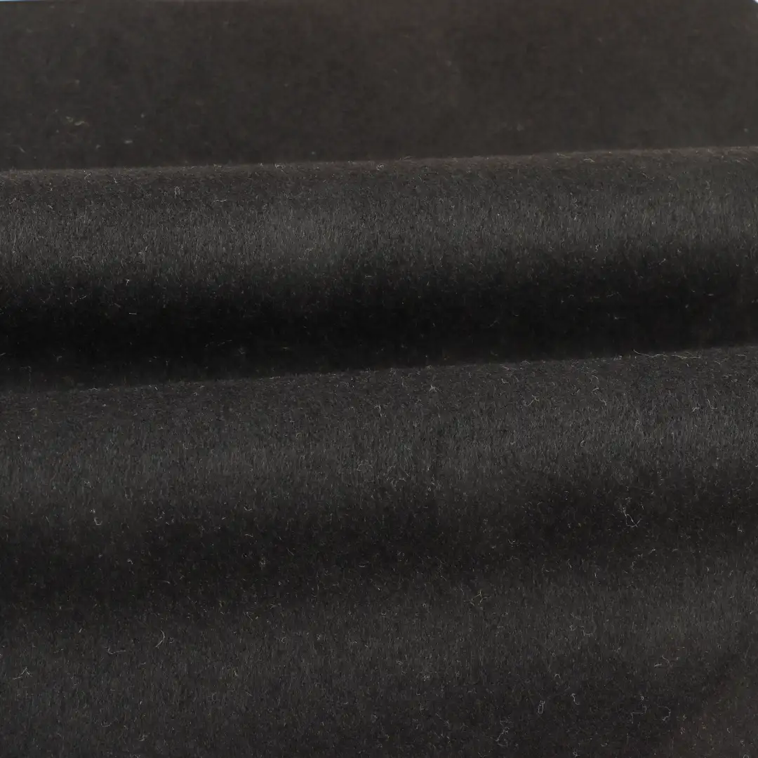 China Fabric for Padded Jacket,Overcoat,Wide Leg Trousers Woolen Cut Velvet Woolen Polyester Rayon Spandex Black color buy from China wholesaler bulk order at wholesale price free worldwide shipping Alibaba