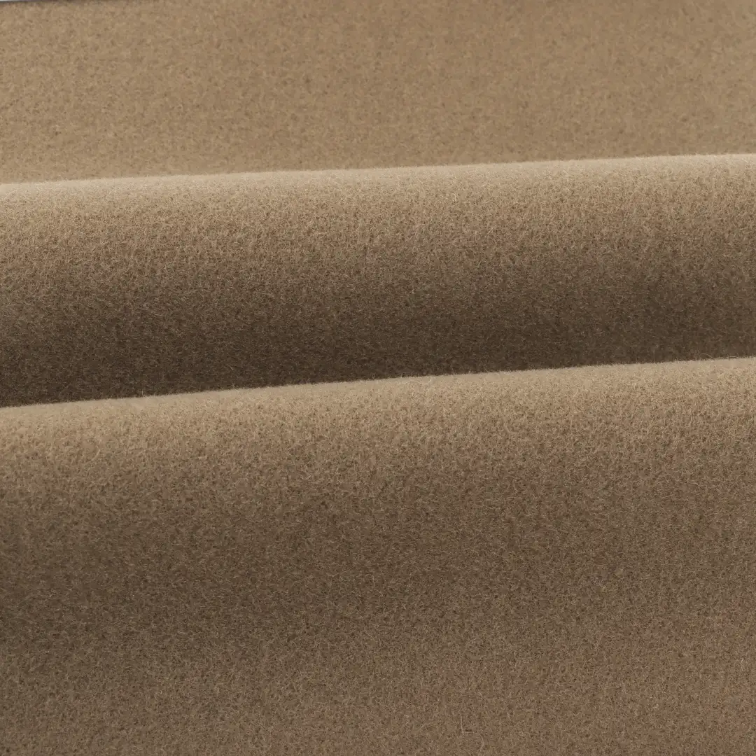 China Fabric for Skirt,Padded Jacket,Overcoat,Waist coat,Double-Breasted Coat Woolen Cut Velvet Woolen Polyester Rayon Spandex Camel color buy from China wholesaler bulk order at wholesale price free worldwide shipping Alibaba