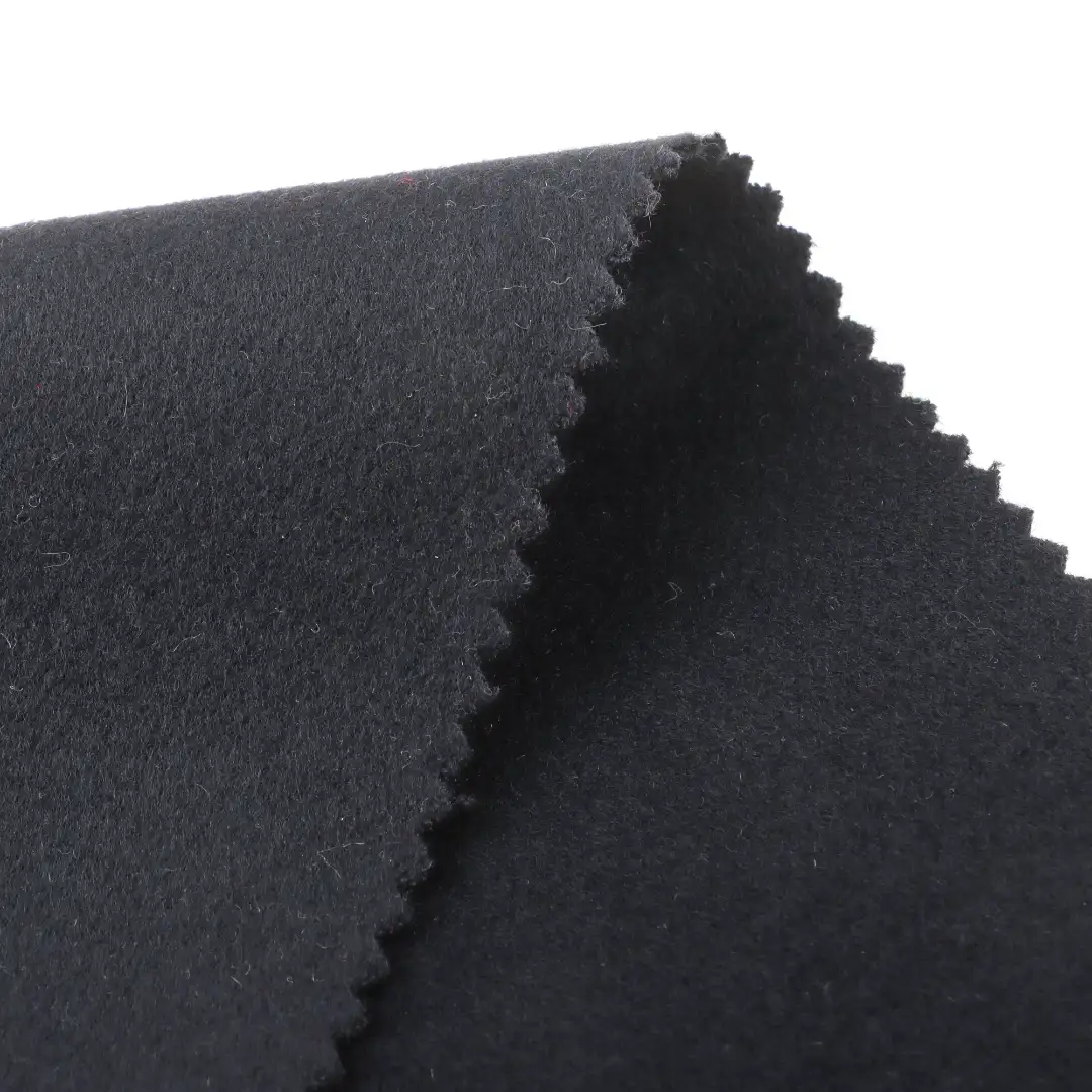 China Fabric for Jackets,Overcoat Melton Woolen Polyester Rayon Spandex Navy Blue color buy from China wholesaler bulk order at wholesale price free worldwide shipping Alibaba