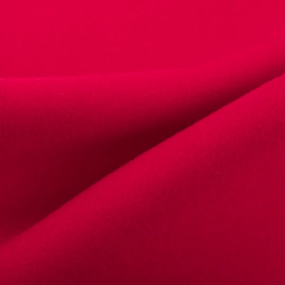 China Fabric for Jackets,Overcoat Knit Woolen Fabric Woolen Polyester Red color buy from China wholesaler bulk order at wholesale price free worldwide shipping Alibaba