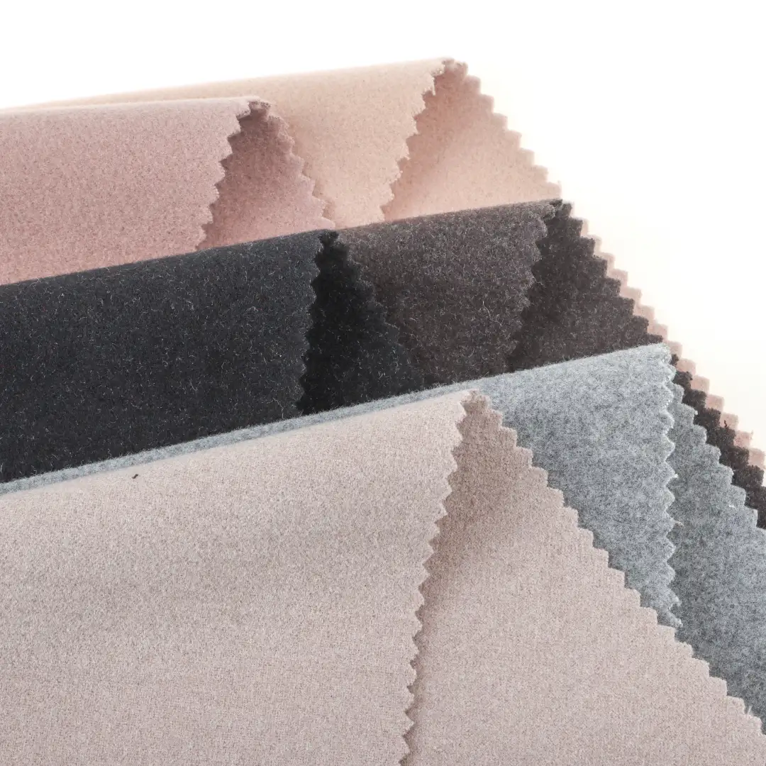 China Fabric for Jackets,Overcoat Knit Woolen Fabric Woolen Polyester Rayon Spandex Black、gray、Medium brown、cervinus、Red camel、camel color buy from China wholesaler bulk order at wholesale price free worldwide shipping Alibaba