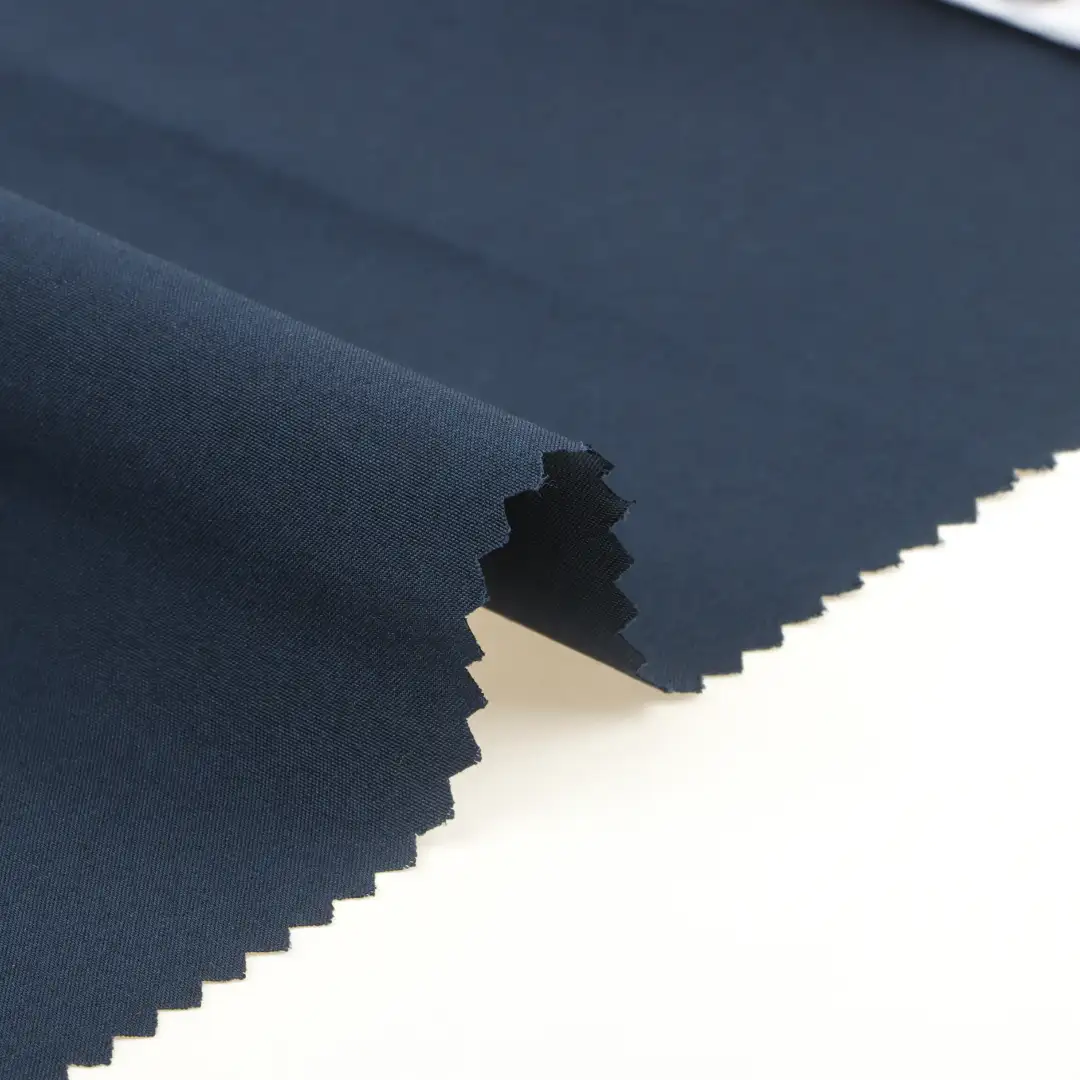 China Fabric for Pants,Jump suit,Ladies Sport Shorts Polyester Cationic Woven Fabric Synthetic Woven Fabric Polyester NAVY color buy from China wholesaler bulk order at wholesale price free worldwide shipping Alibaba
