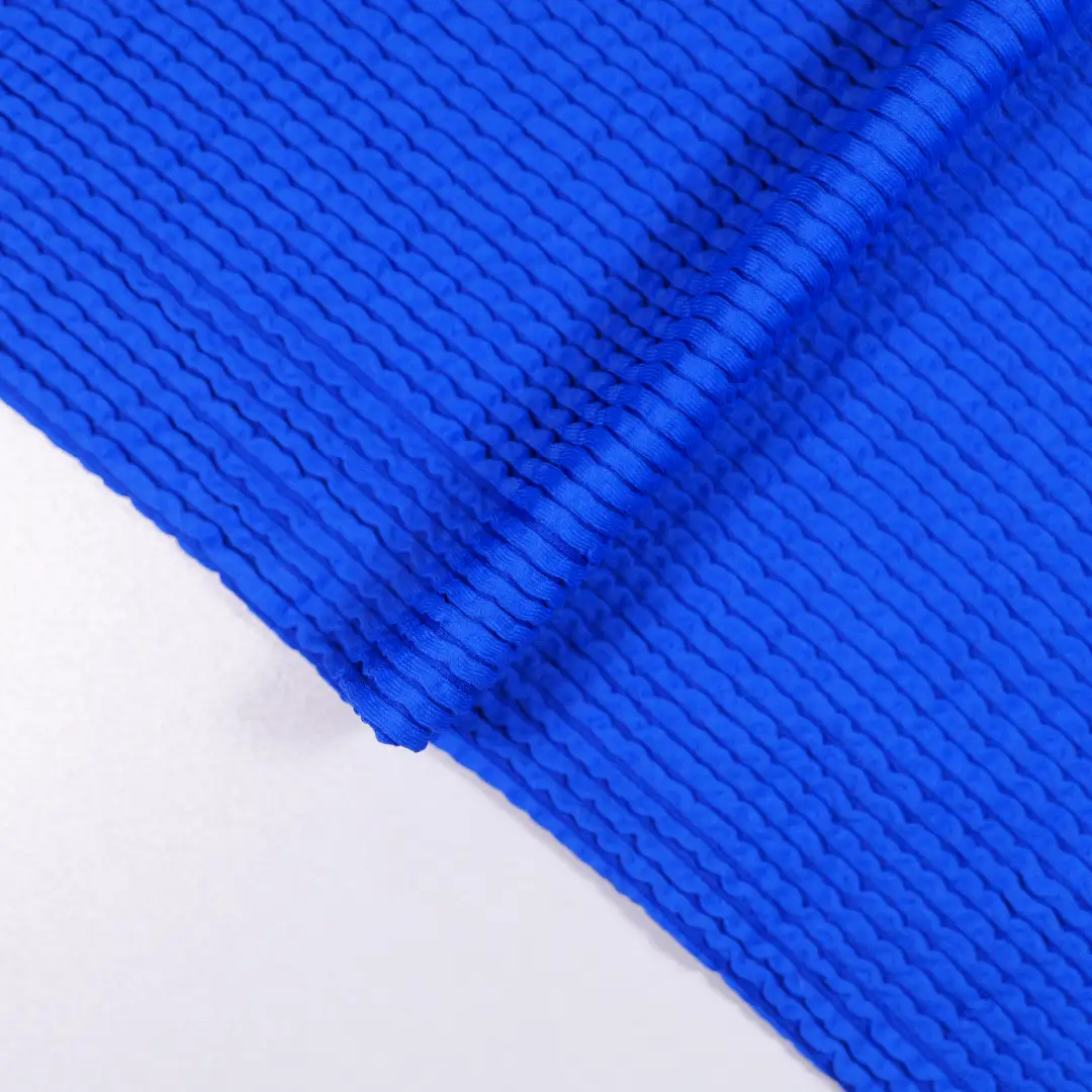 China Fabric for T-Shirt,Skirt,Shorts Crepe Knit Fabric Nylon Spandex blue color buy from China wholesaler bulk order at wholesale price free worldwide shipping Alibaba