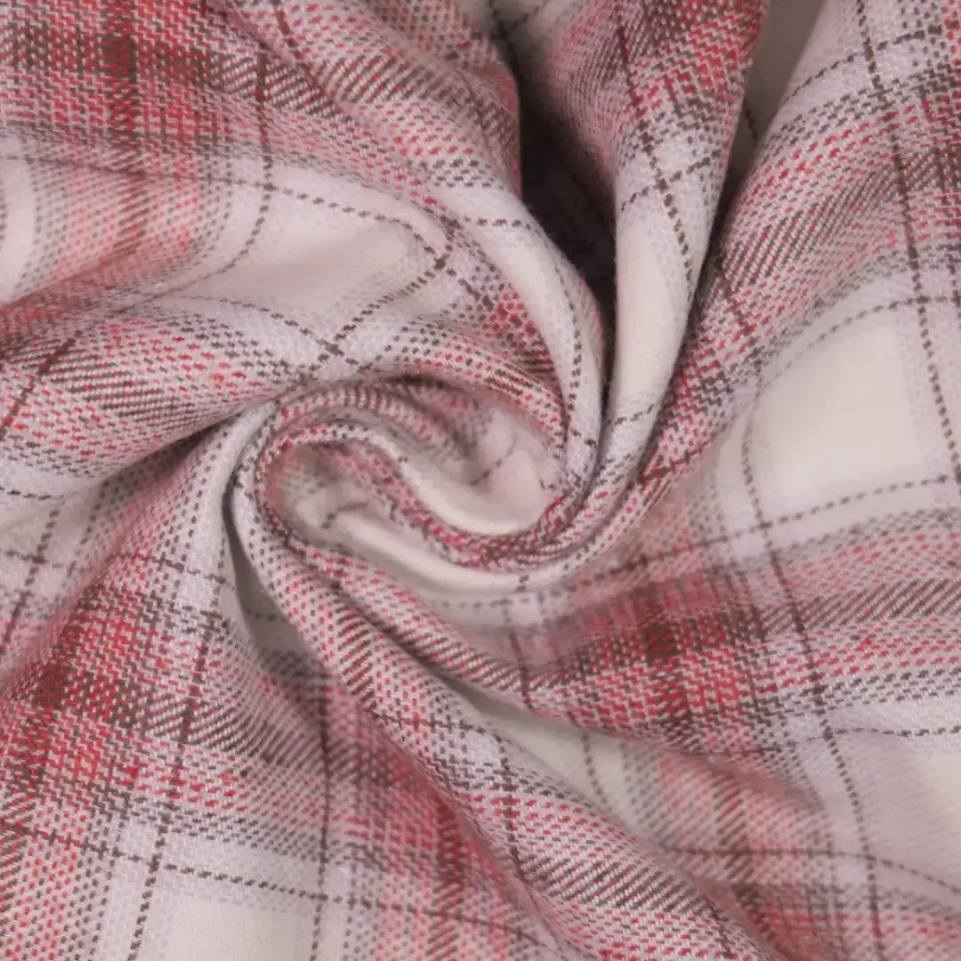 China Fabric for Shirt,Skirt,Womens Slim Fit Shirt Yarn Dyed Check Natural Woven Fabric Cotton dark red_white color buy from China wholesaler bulk order at wholesale price free worldwide shipping Alibaba