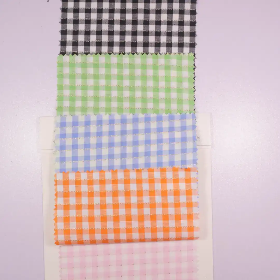China Fabric for Shirt,Skirt,Tier Midi Shirt Dress Yarn Dyed Check Woven Blended Fabric Cotton Polyester black-white color buy from China wholesaler bulk order at wholesale price free worldwide shipping Alibaba