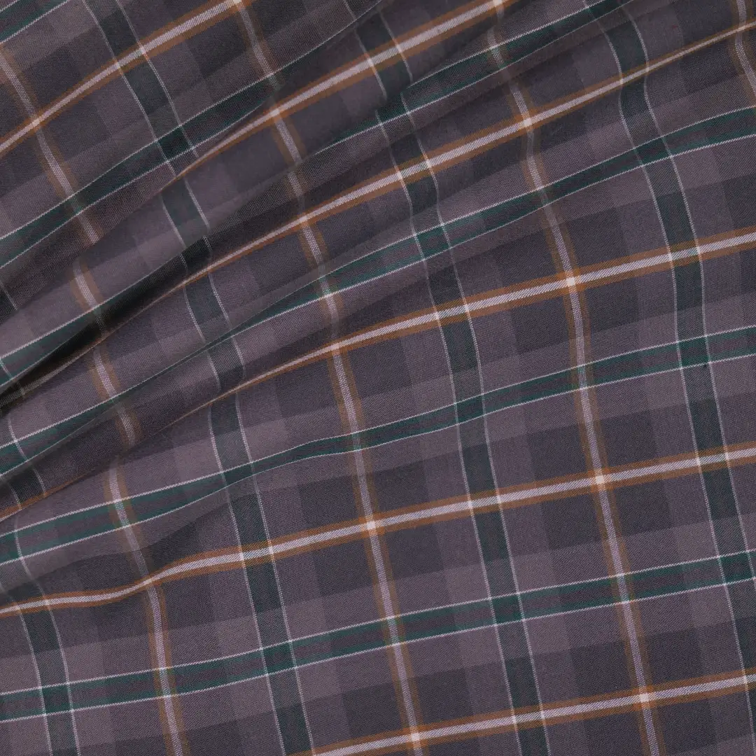 China Fabric for Shirt,Skirt,Sleeveless Waist Shirt Yarn Dyed Check Natural Woven Fabric Cotton grey-green-brown color buy from China wholesaler bulk order at wholesale price free worldwide shipping Alibaba