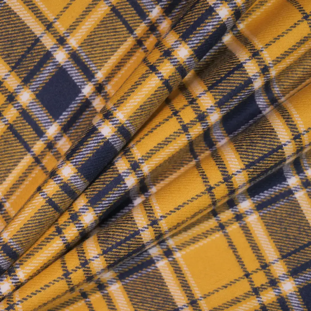 China Fabric for Shirt,Blazer,Overcoat,Uniform Yarn Dyed Check Natural Woven Fabric Cotton yellow-blue color buy from China wholesaler bulk order at wholesale price free worldwide shipping Alibaba