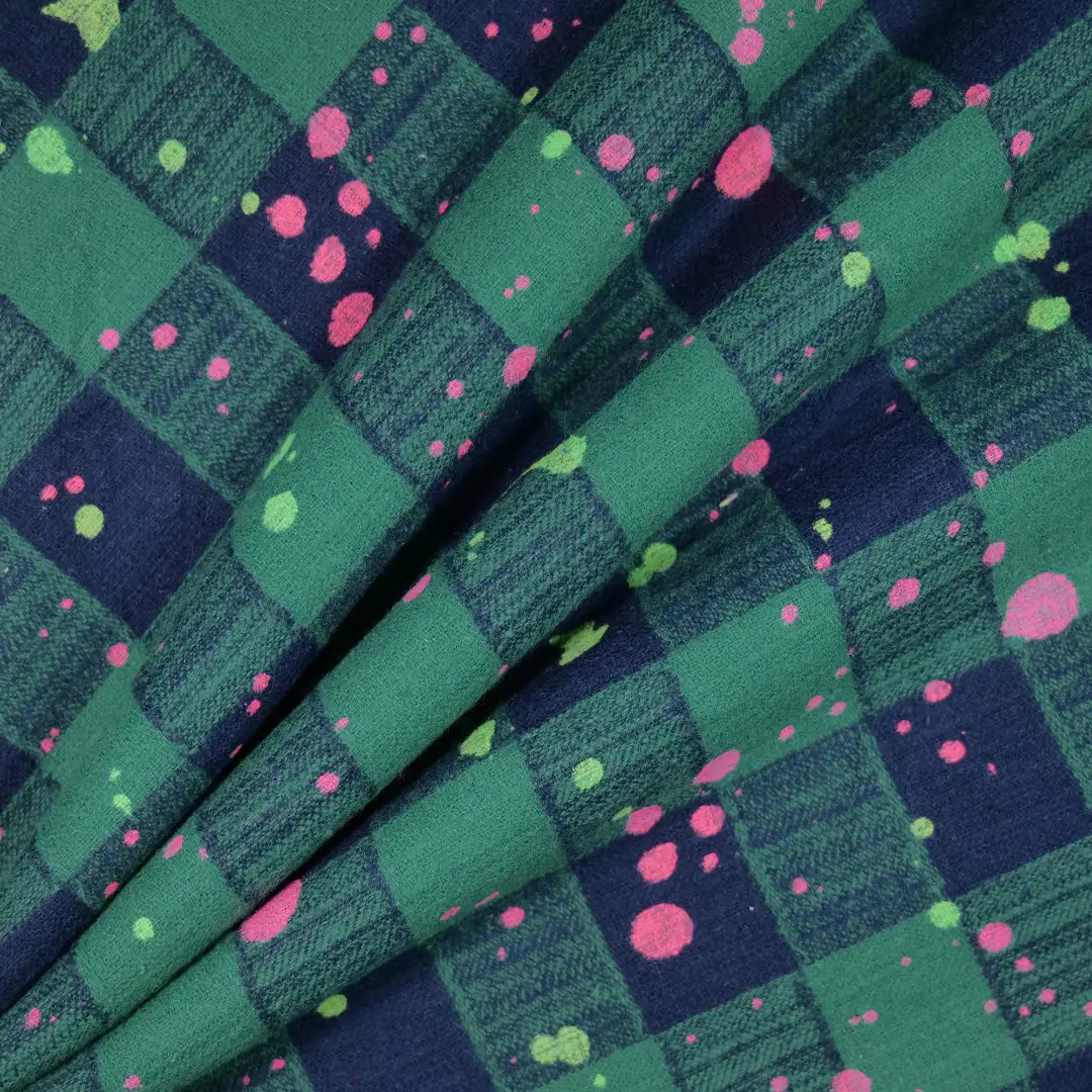 China Fabric for Shirt,Jackets,Long Sleeve Base Layer Top Yarn Dyed Check Natural Woven Fabric Cotton dark green color buy from China wholesaler bulk order at wholesale price free worldwide shipping Alibaba