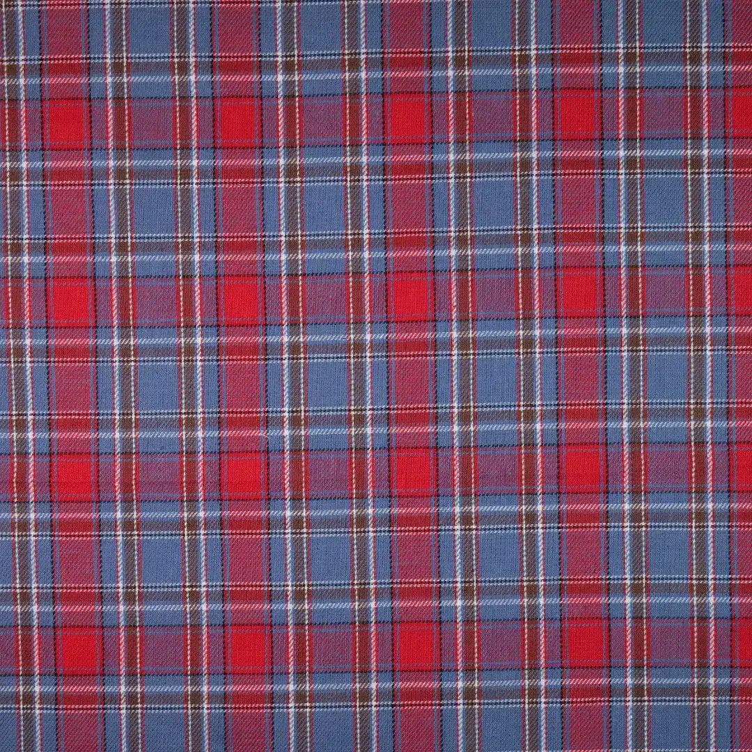 China Fabric for Shirt,Button Half-Placket Long Sleeve Shirt,Womens Slim Fit Shirt Yarn Dyed Check Natural Woven Fabric Cotton red blue color buy from China wholesaler bulk order at wholesale price free worldwide shipping Alibaba