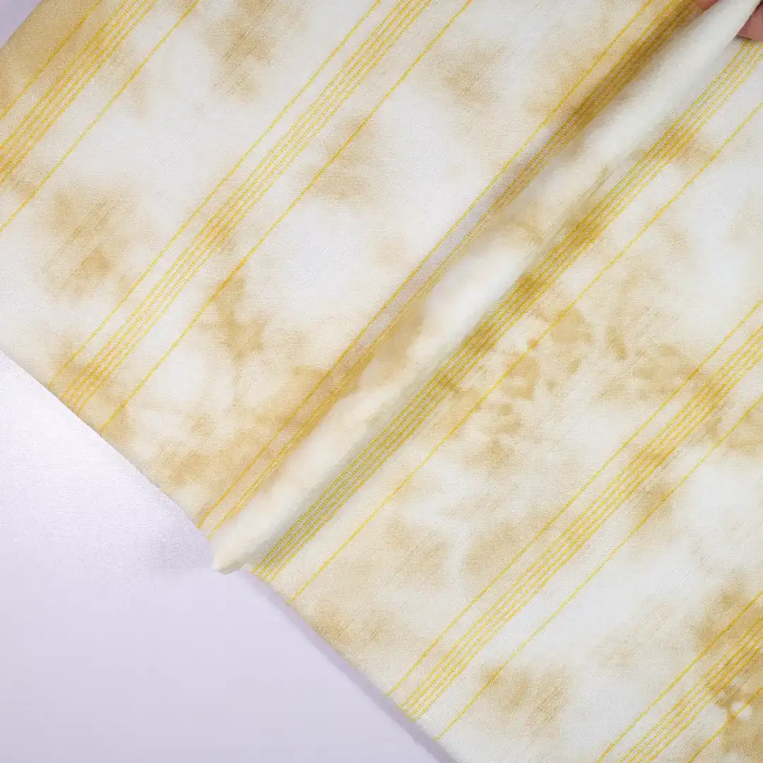 China Fabric for Shirt,Casual Long Sleeve Crop Shirt,Button Half-Placket Long Sleeve Shirt Yarn Dyed Check Woven Blended Fabric Cotton Bamboo coffee white color buy from China wholesaler bulk order at wholesale price free worldwide shipping Alibaba