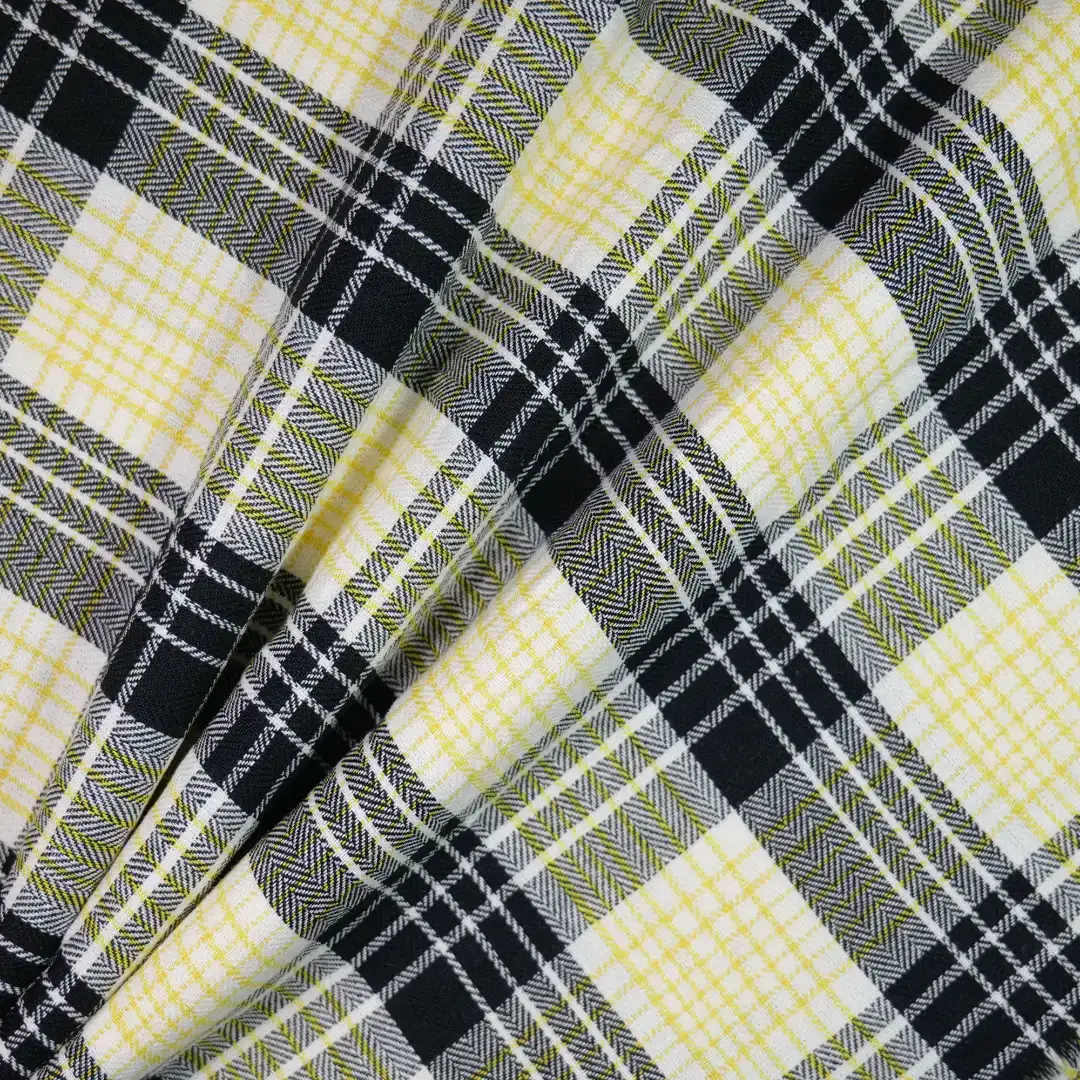 China Fabric for Shirt,Sleeveless Waist Shirt,Stand Collar Double-Breasted Shirt Yarn Dyed Check Natural Woven Fabric Cotton white black color buy from China wholesaler bulk order at wholesale price free worldwide shipping Alibaba