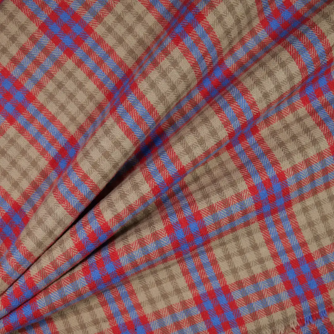 China Fabric for Shirt,Womens Slim Fit Shirt,Womens Stand Collar Shirt Yarn Dyed Check Natural Woven Fabric Cotton brown red color buy from China wholesaler bulk order at wholesale price free worldwide shipping Alibaba