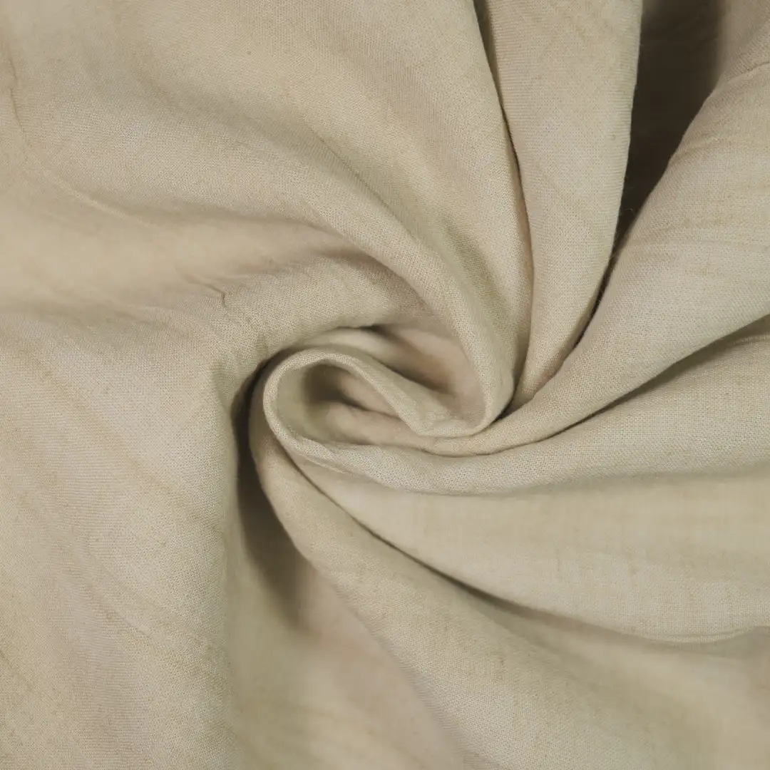 China Fabric for Shirt,Pants,Blouse,Crop Top Linen/Tencel Plain Natural Woven Fabric Flax Tencel khaki color buy from China wholesaler bulk order at wholesale price free worldwide shipping Alibaba