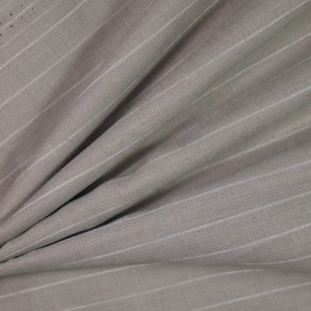 China Fabric for Shirt,Pants,Tank Top,Crop Top Linen/Cotton Plain Natural Woven Fabric Cotton Flax brown color buy from China wholesaler bulk order at wholesale price free worldwide shipping Alibaba