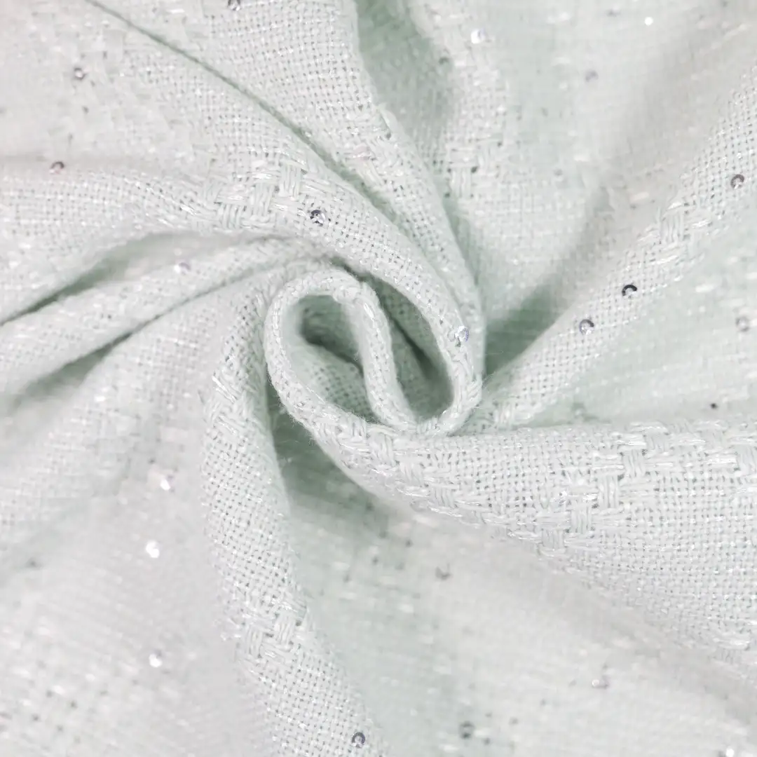 China Fabric for Skirt,Backless Beach Dress Chanel-Style Fabric Woolen Polyester Spandex black color buy from China wholesaler bulk order at wholesale price free worldwide shipping Alibaba