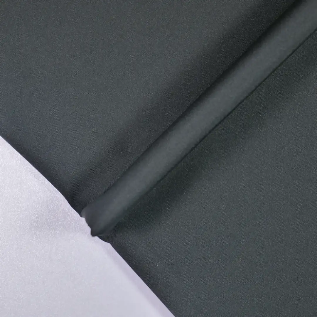 China Fabric for Jackets,Padded Jacket,Collar Short Jacket Twill Synthetic Woven Fabric Polyester black color buy from China wholesaler bulk order at wholesale price free worldwide shipping Alibaba