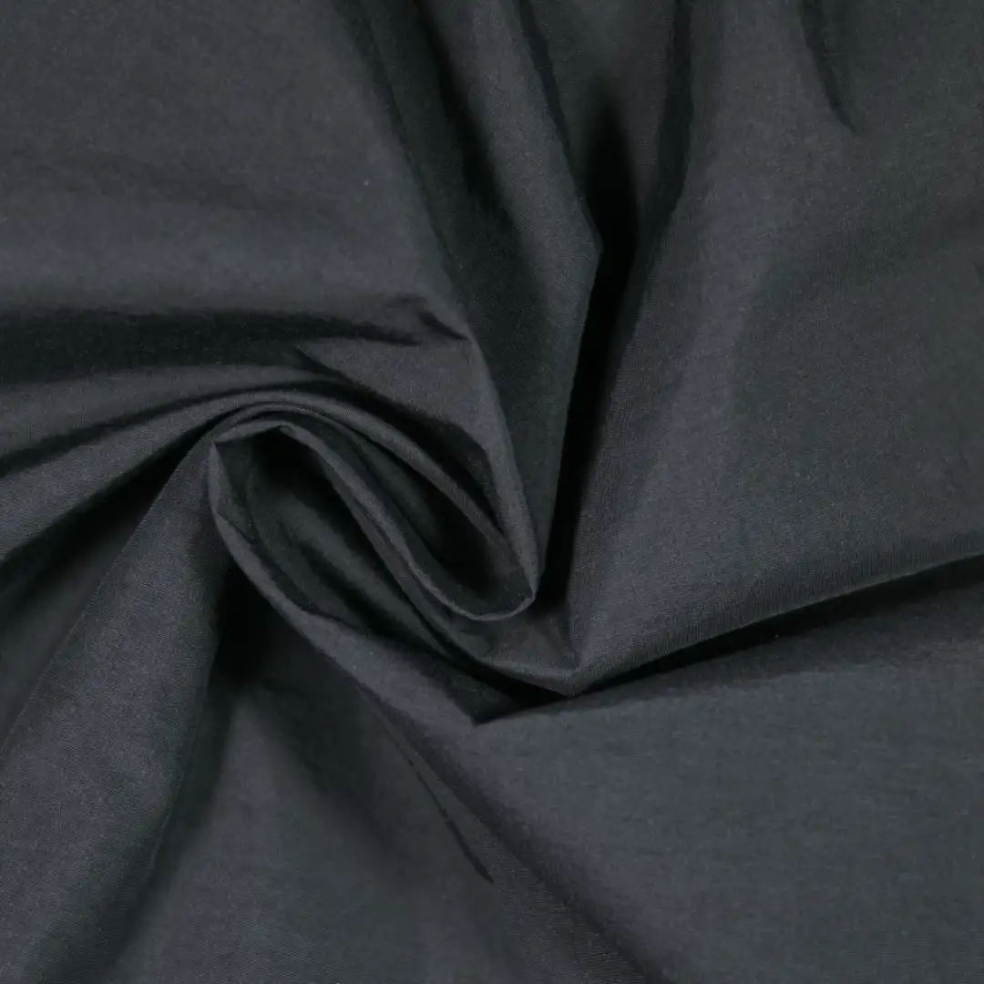 China Fabric for Shirt,Jackets,Trench Coat Nylon/Cotton Plain Woven Blended Fabric Nylon Compact Organic Cotton BLACK color buy from China wholesaler bulk order at wholesale price free worldwide shipping Alibaba