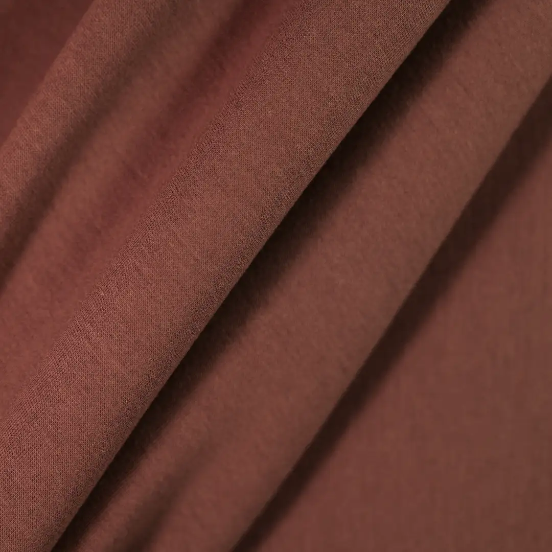 China Fabric for Suit,Uniform Fleece Knit Fabric Polyester Cotton Spandex brown color buy from China wholesaler bulk order at wholesale price free worldwide shipping Alibaba