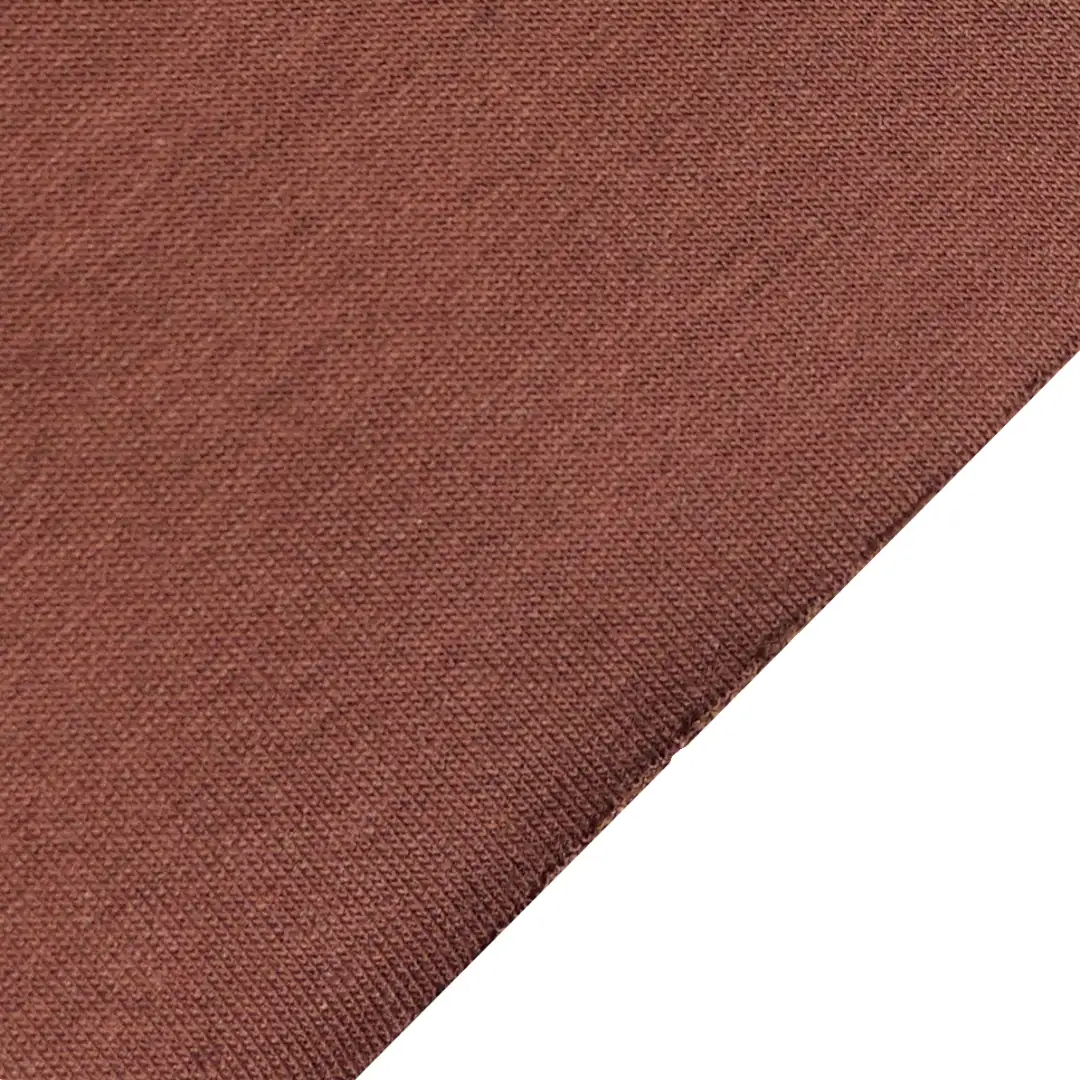China Fabric for Suit,Uniform Fleece Knit Fabric Polyester Cotton Spandex brown color buy from China wholesaler bulk order at wholesale price free worldwide shipping Alibaba
