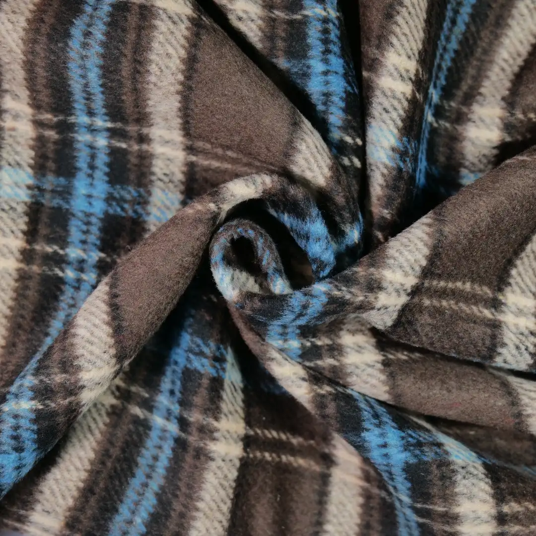 China Fabric for Jackets,Blazer,Overcoat Yarn Dyed Check Synthetic Woven Fabric Polyester Acrylic Chemical Fiber dark brown color buy from China wholesaler bulk order at wholesale price free worldwide shipping Alibaba