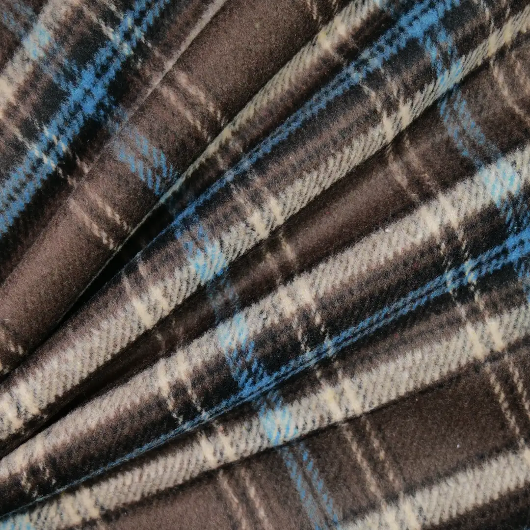 China Fabric for Jackets,Blazer,Overcoat Yarn Dyed Check Synthetic Woven Fabric Polyester Acrylic Chemical Fiber dark brown color buy from China wholesaler bulk order at wholesale price free worldwide shipping Alibaba