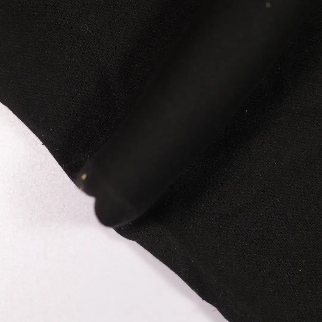 China Fabric for Jackets,Hoodie,Open Waistcoat Fleece Knit Fabric Cotton Polyester BLACK color buy from China wholesaler bulk order at wholesale price free worldwide shipping Alibaba