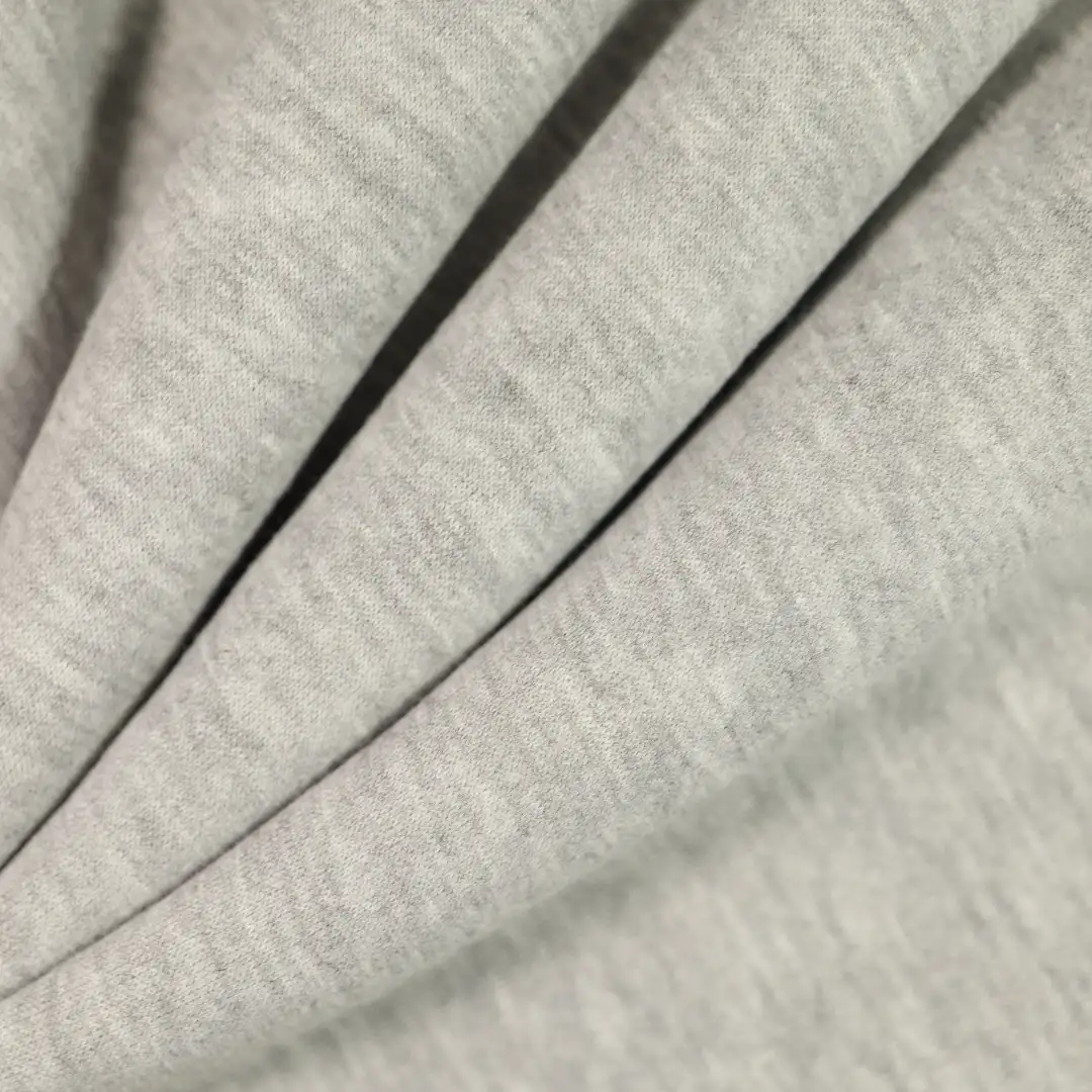 China Fabric for Jackets,Hoodie Fleece Knit Fabric Cotton Polyester grey color buy from China wholesaler bulk order at wholesale price free worldwide shipping Alibaba