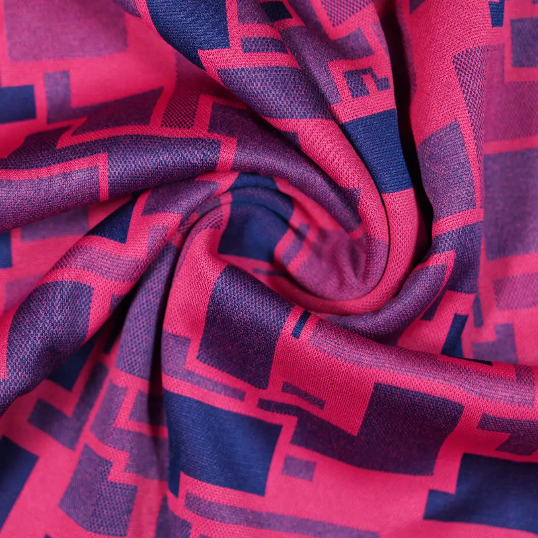 China Fabric for T-Shirt,Skirt,Shorts Single Jersey Knit Fabric Polyester PURPLE color buy from China wholesaler bulk order at wholesale price free worldwide shipping Alibaba