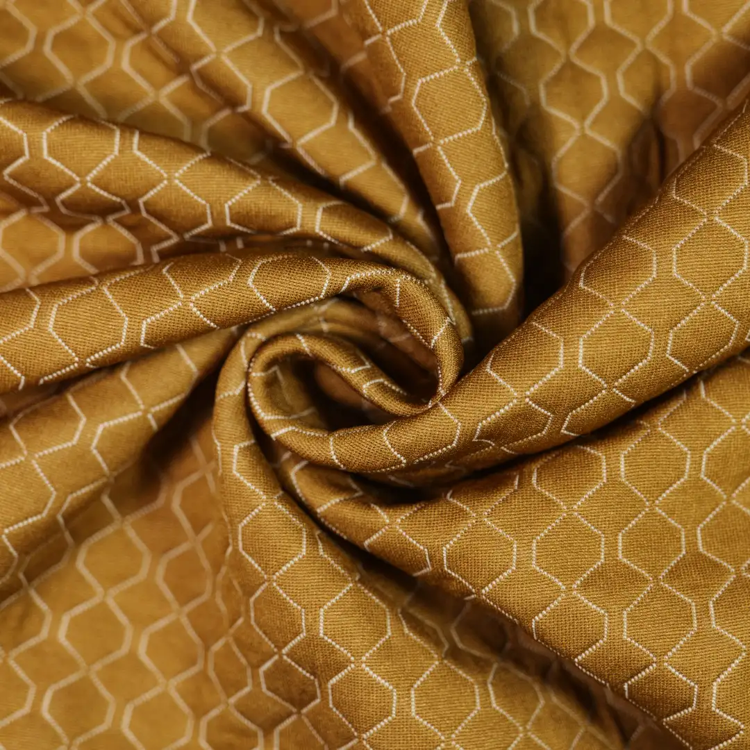 China Fabric for Blouse,Hoodie Jacquard Knit Fabric Polyester coffee color buy from China wholesaler bulk order at wholesale price free worldwide shipping Alibaba