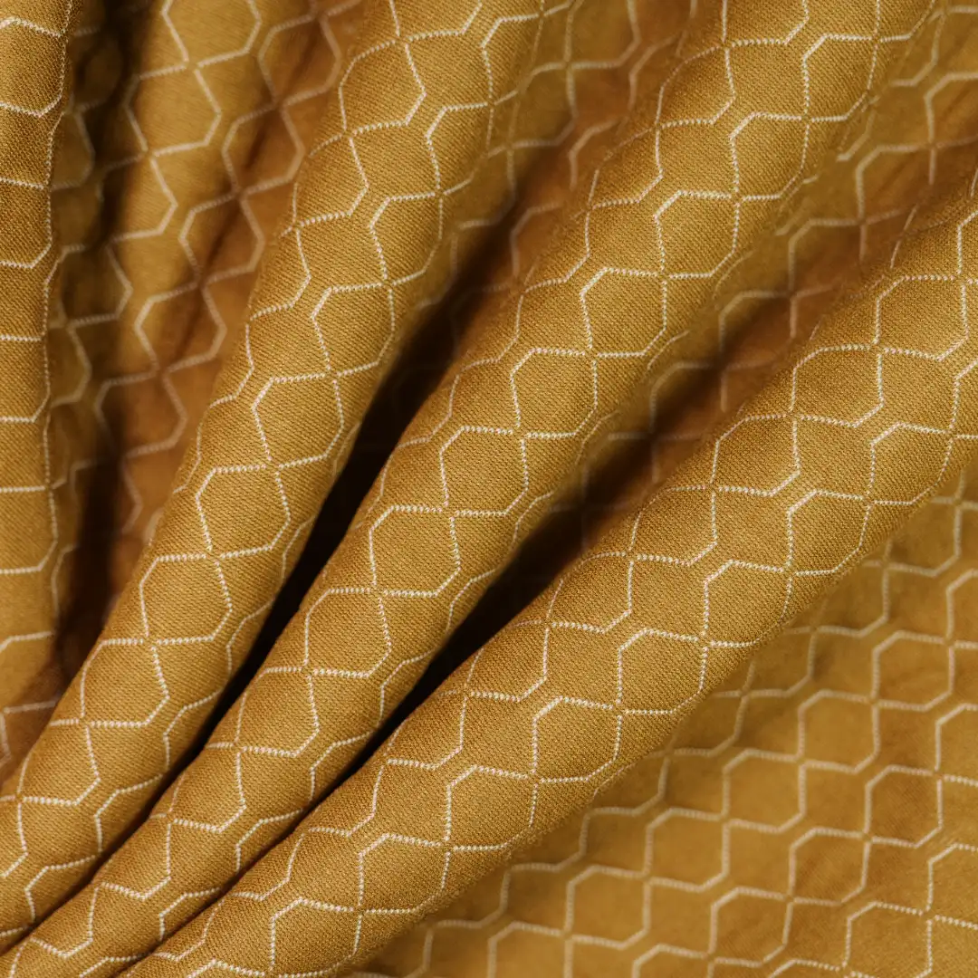 China Fabric for Blouse,Hoodie Jacquard Knit Fabric Polyester coffee color buy from China wholesaler bulk order at wholesale price free worldwide shipping Alibaba