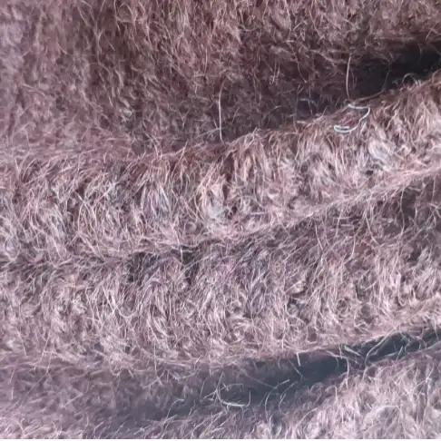 China Yarn for Open Cardigan (Sweater),Full-Zipper Cardigan (Sweater),Half-Zipper Cardigan (Sweater),Round Neck Pullover (Sweater),Crop Top Pullover (Sweater) Mossy Yarn Fancy Yarn Recycled Polyester Nylon Wool Elastane coffee color buy from China wholesaler bulk order at wholesale price free worldwide shipping Alibaba