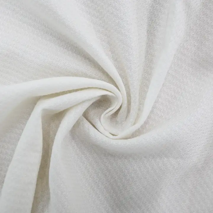 India Fabric for Shirt,Tank Top Cotton Dobby Natural Woven Fabric Cotton White color buy from India wholesaler bulk order at wholesale price free worldwide shipping Alibaba