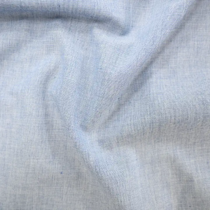 India Fabric  Cotton YD Chambray Natural Woven Fabric Blue color buy in India wholesaler bulk order at wholesale price free worldwide shipping Alibaba