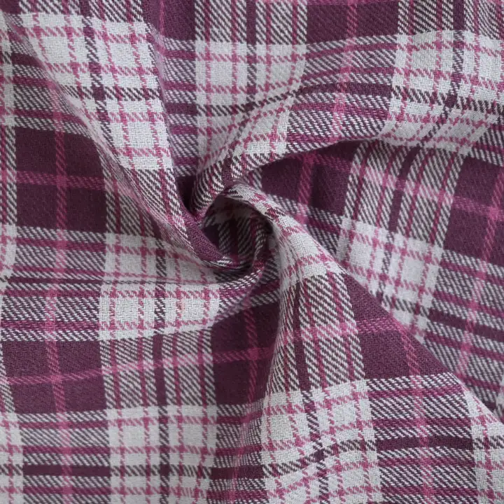 India Fabric  Cotton YD Flannel Natural Woven Fabric Cotton Checks color buy from India wholesaler bulk order at wholesale price free worldwide shipping Alibaba