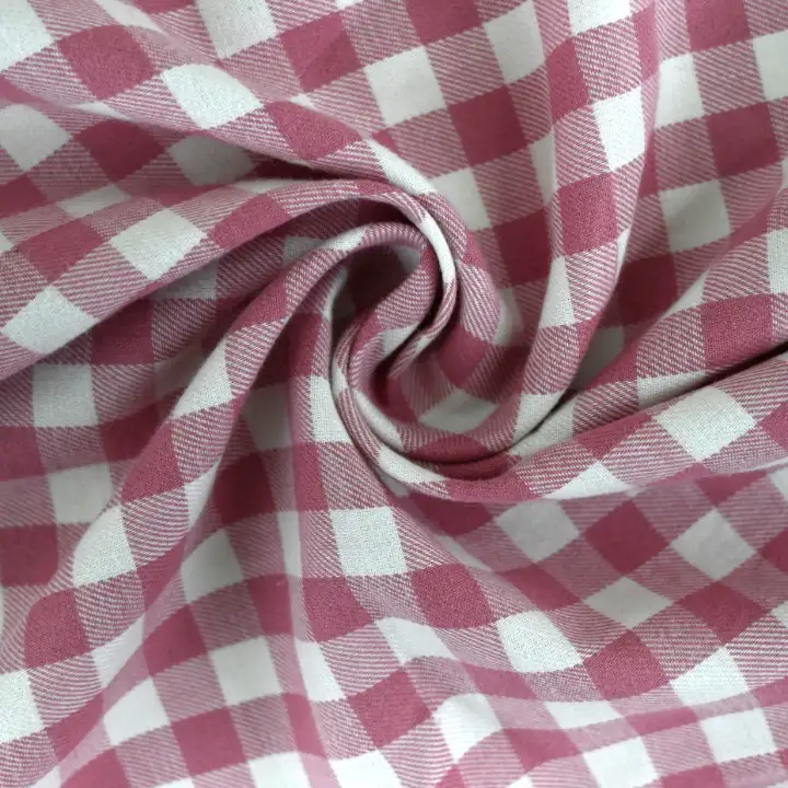 India Fabric  Cotton YD Twill Natural Woven Fabric Cotton Checks color buy from India wholesaler bulk order at wholesale price free worldwide shipping Alibaba