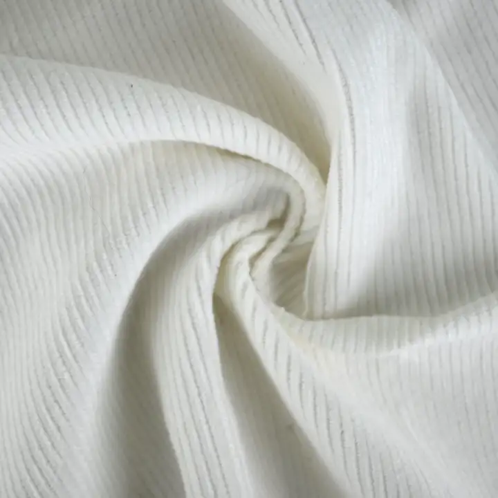 India Fabric for Blouse,Skirt,Crop Top Cotton Corduroy Natural Woven Fabric Cotton White color buy from India wholesaler bulk order at wholesale price free worldwide shipping Alibaba