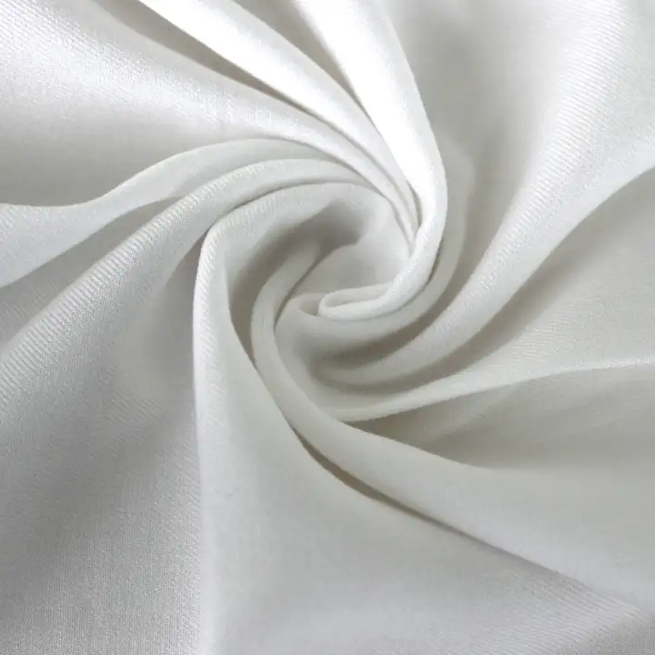 India Fabric  Viscose/Rayon Crepe Natural Woven Fabric Viscose Off White color buy from India wholesaler bulk order at wholesale price free worldwide shipping Alibaba