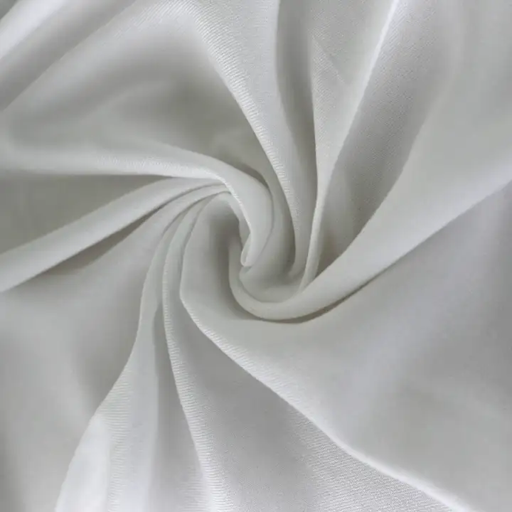 India Fabric  Viscose/Rayon Crepe Natural Woven Fabric Viscose Off White color buy from India wholesaler bulk order at wholesale price free worldwide shipping Alibaba