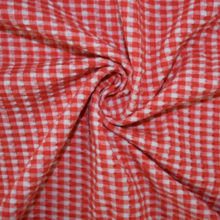 India Fabric for Shirt,Blouse,Skirt Cotton Seersucker Natural Woven Fabric Cotton Printed color buy from India wholesaler bulk order at wholesale price free worldwide shipping Alibaba