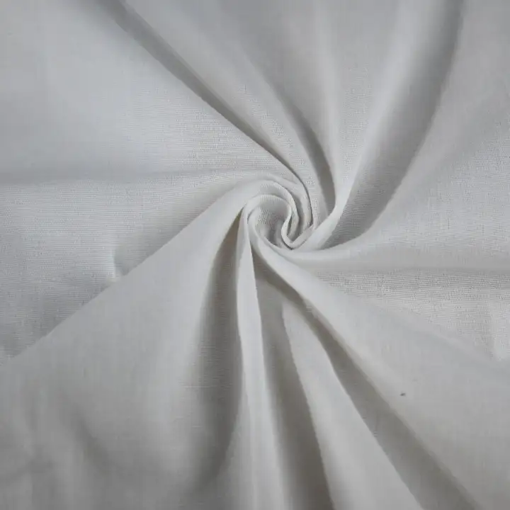 India Fabric for Shirt,Blouse Cotton Plain Natural Woven Fabric Cotton White color buy from India wholesaler bulk order at wholesale price free worldwide shipping Alibaba