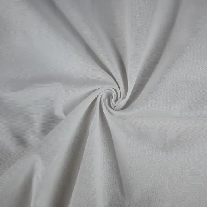 India Fabric for Shirt,Blouse Cotton Plain Natural Woven Fabric Cotton White color buy from India wholesaler bulk order at wholesale price free worldwide shipping Alibaba