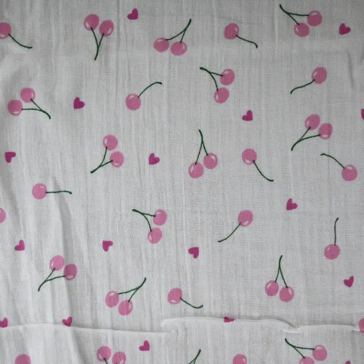 India Fabric for Blouse,Crop Top,Skirt Cotton Double Layer Natural Woven Fabric Cotton Printed color buy from India wholesaler bulk order at wholesale price free worldwide shipping Alibaba